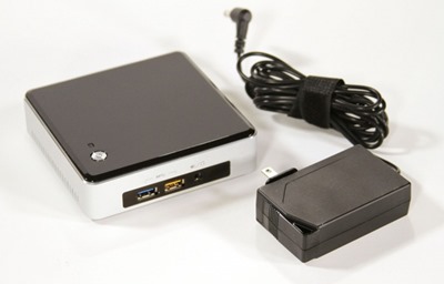 NUC with wall wart