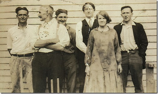 1920s - Dad's father on right - with parents and brothers - cropped