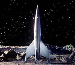 Rocket landed on fins