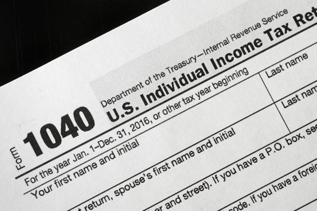 1040 Tax Form