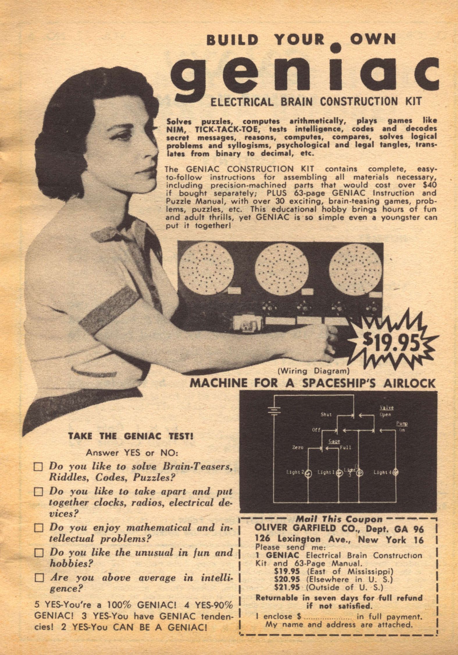 Geniac - Galaxy 1956-10